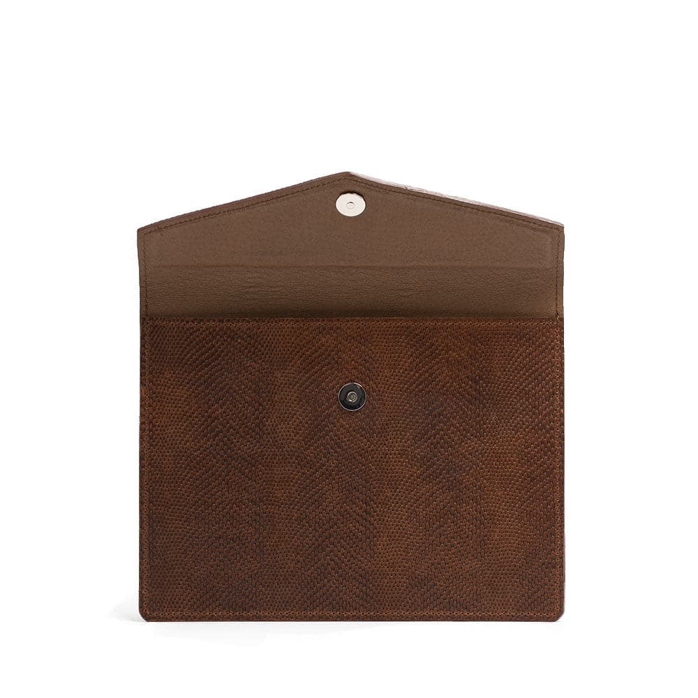 iPad Leather Sleeve - Snake Print